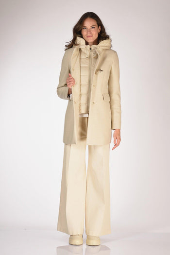 Cappotto Toggle Bianco Naturale Donna - 7