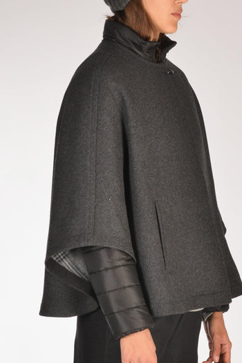 Cappa Con Piumino Grigio Donna - 4