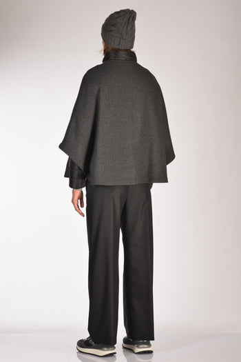 Cappa Con Piumino Grigio Donna - 5