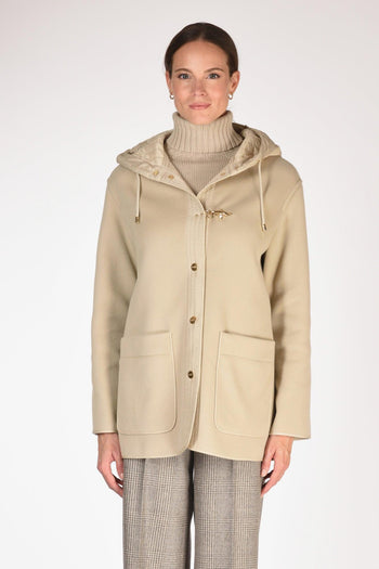 Caban Gancio Beige Chiaro Donna - 2