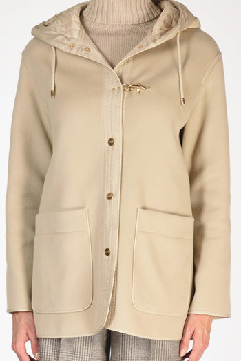 Caban Gancio Beige Chiaro Donna - 3