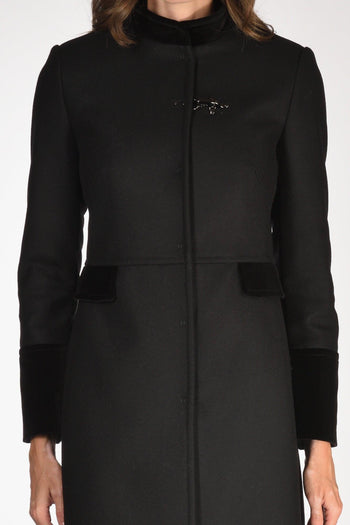 Cappotto Gancio Nero Donna - 3