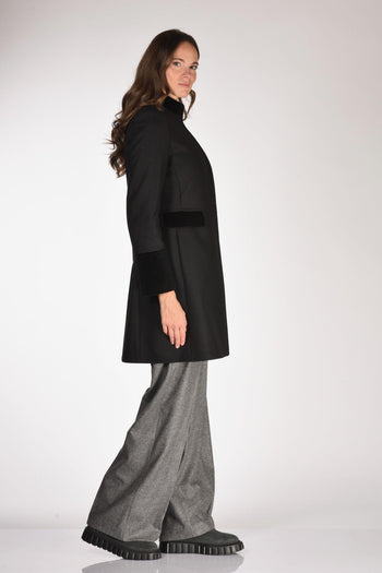 Cappotto Gancio Nero Donna - 4