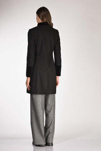 Cappotto Gancio Nero Donna - 5