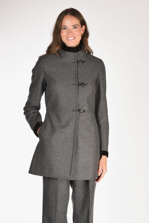 Cappotto Virginia Grigio Scuro Donna