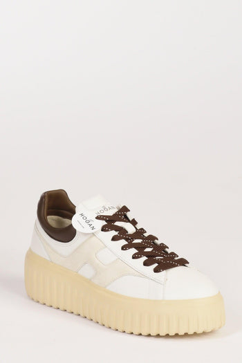 Sneakers H Stripes Bianco/marrone Donna - 3