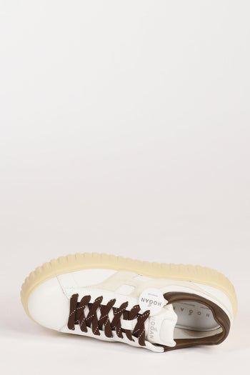 Sneakers H Stripes Bianco/marrone Donna - 4
