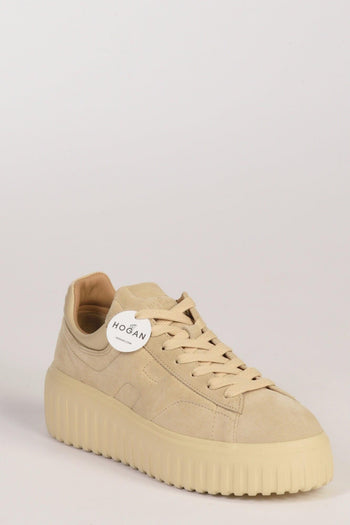 Sneakers H Stripes Beige Donna - 3