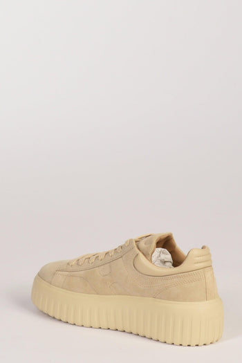 Sneakers H Stripes Beige Donna - 4