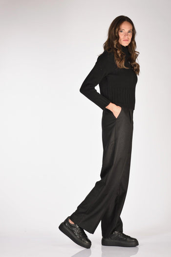 Sneakers H Stripes Nero Donna - 2