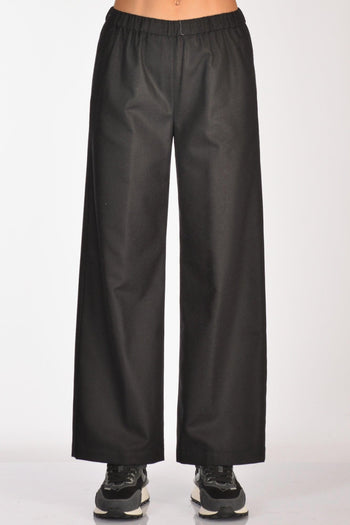 Pantaloni Elastico Nero Donna - 5