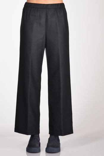 Pantaloni Elastico Blu Donna - 3