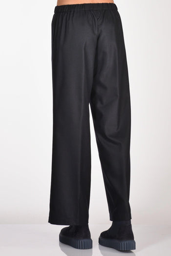 Pantaloni Elastico Blu Donna - 6