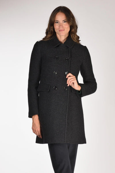 Cappotto Doppiopet Blu Donna