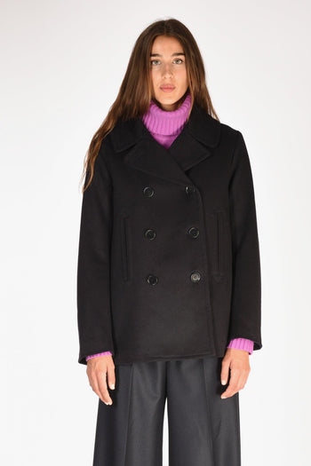 Caban Peacot Blu Donna - 2