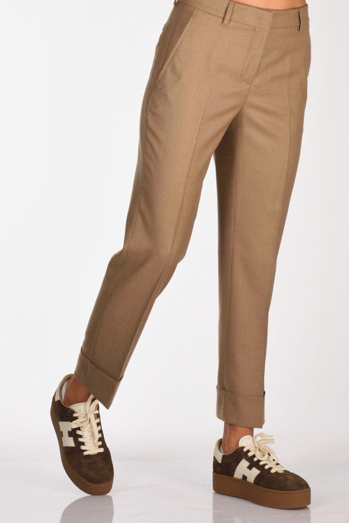 Slowear Pantalone Nevet Beige Scuro Donna