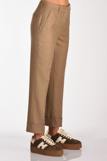 Slowear Pantalone Nevet Beige Scuro Donna - 4