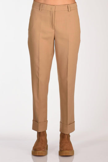 Slowear Pantalone Nevet Beige Cammello Donna - 3