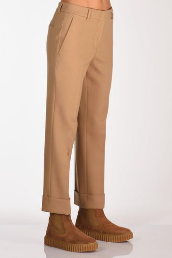 Slowear Pantalone Nevet Beige Cammello Donna - 4