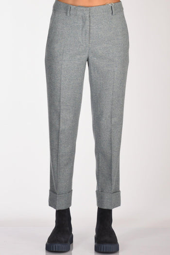 Slowear Pantalone Nevet Azzurro Melange Donna - 3