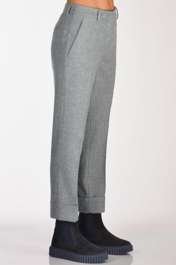 Slowear Pantalone Nevet Azzurro Melange Donna - 4