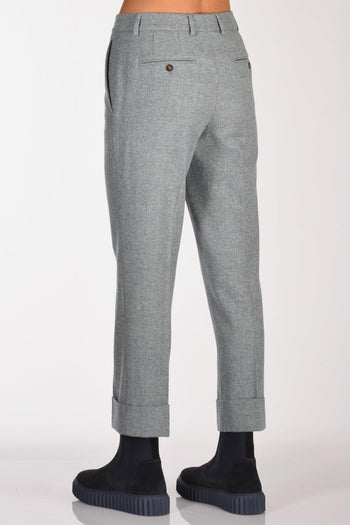 Slowear Pantalone Nevet Azzurro Melange Donna - 5