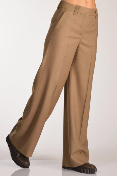 Slowear Pantalone Neera Beige Scuro Donna