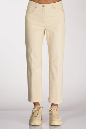Slowear Pantaloni Beige Chiaro Donna - 3
