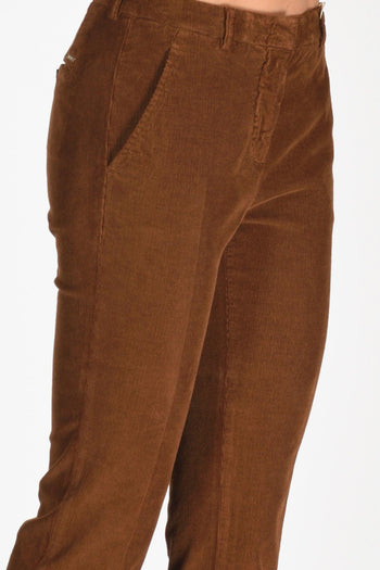 Slowear Pantalone Leyre Marrone Donna - 4