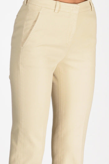 Slowear Pantalone Leyre Beige Chiaro Donna - 4