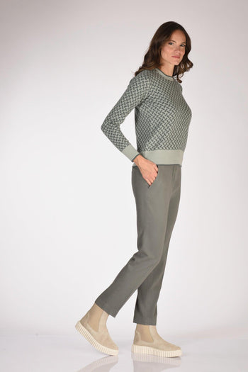 Slowear Pantalone Leyre Azzurro Polvere Donna - 2