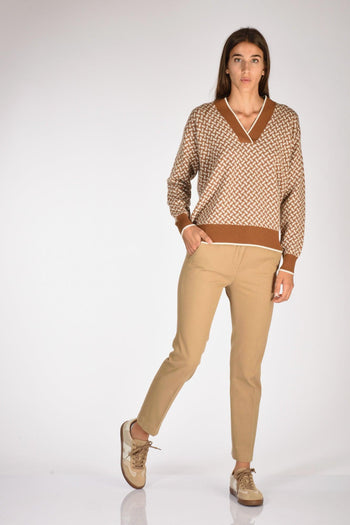 Slowear Pantalone Leyre Beige Donna - 2