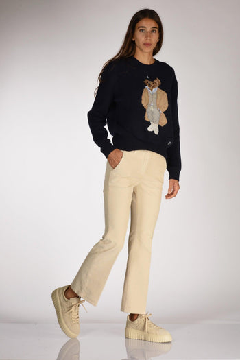 Slowear Pantalone Aylen Beige Chiaro Donna - 2