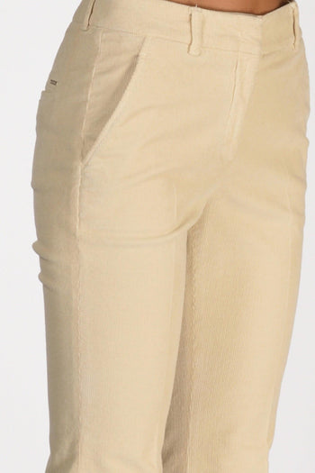 Slowear Pantalone Aylen Beige Chiaro Donna - 5