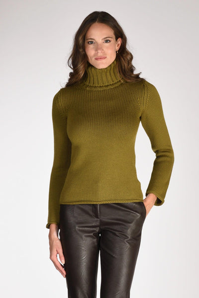 Slowear Collo Alto Verde Donna