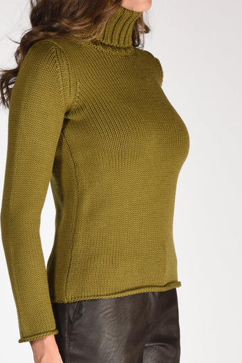 Slowear Collo Alto Verde Donna - 3