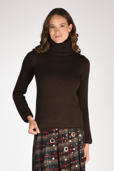 Slowear Collo Alto Marrone Donna