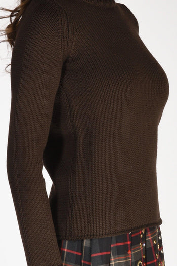 Slowear Collo Alto Marrone Donna - 3