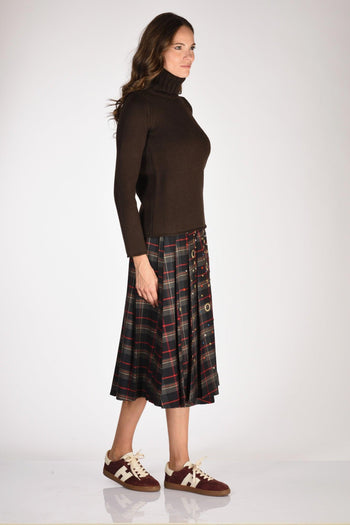 Slowear Collo Alto Marrone Donna - 4