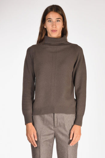 Slowear Maglia Lupetto Marrone Donna - 2