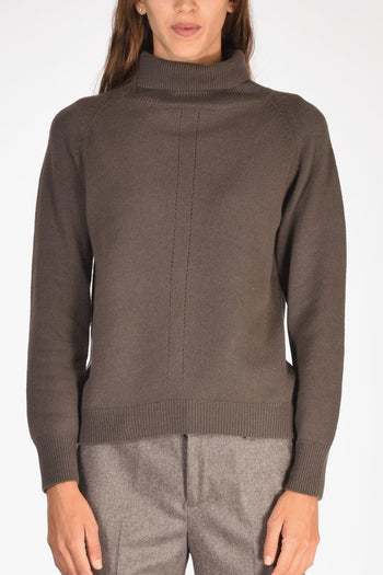 Slowear Maglia Lupetto Marrone Donna - 3