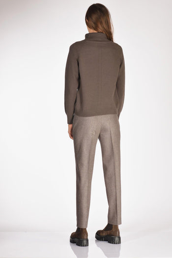 Slowear Maglia Lupetto Marrone Donna - 5