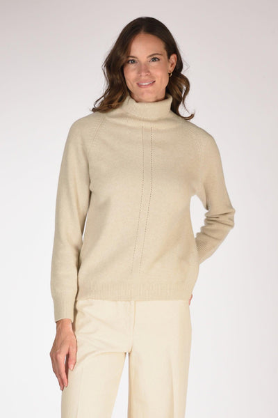 Slowear Maglia Lupetto Beige Chiaro Donna