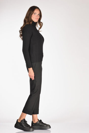 Slowear Maglia Lupetto Nero Donna - 4