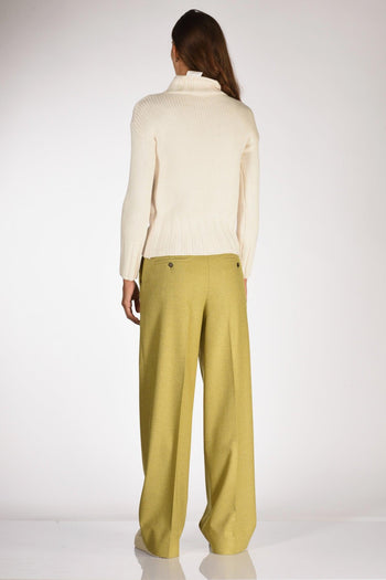 Slowear Maglia Lupetto Bianco Naturale Donna - 5