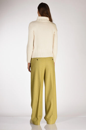 Slowear Maglia Lupetto Bianco Naturale Donna - 6