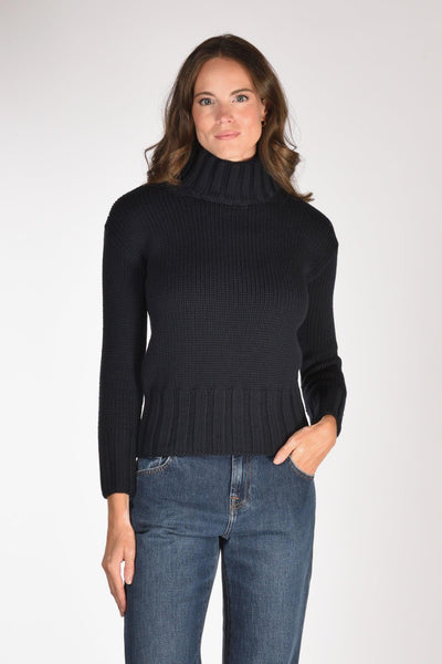 Slowear Maglia Lupetto Blu Donna