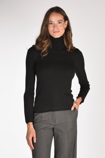 Slowear Collo Alto Nero Donna