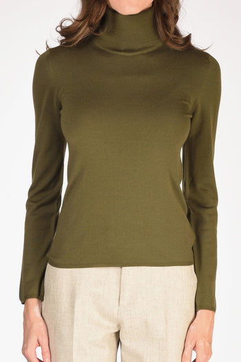 Slowear Collo Alto Verde Donna - 3