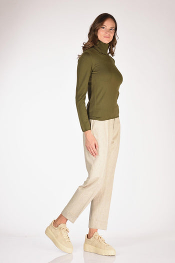 Slowear Collo Alto Verde Donna - 4